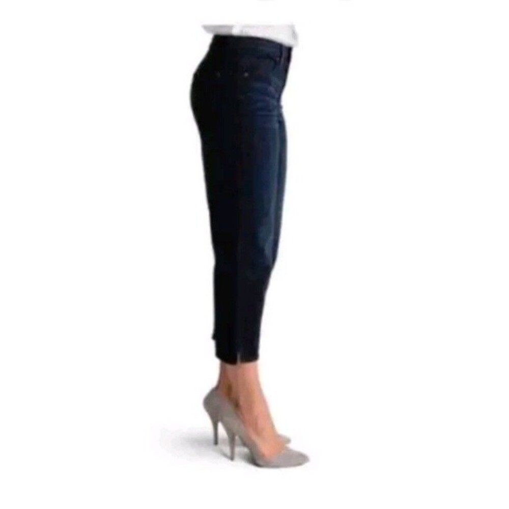 Spanx Womens Slim-x Casual Capri Jeans Dark Dipped $118 NWT Sz 29 / 8 - Picture 5 of 9